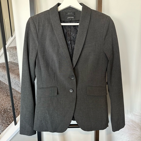 RW&Co Grey Two-Button Blazer - Picture 1 of 4